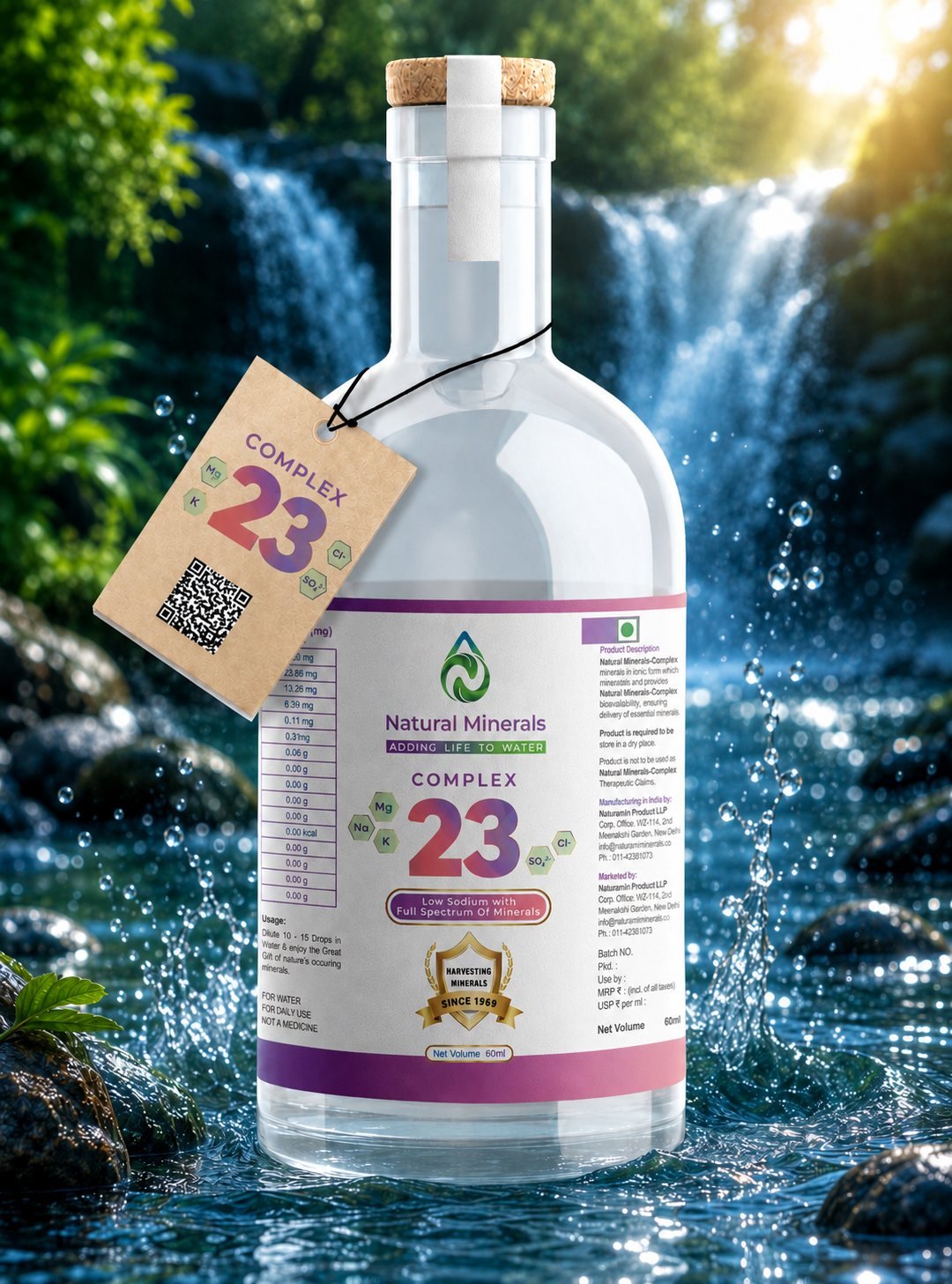 Natural Minerals Complex – 23 product bottle