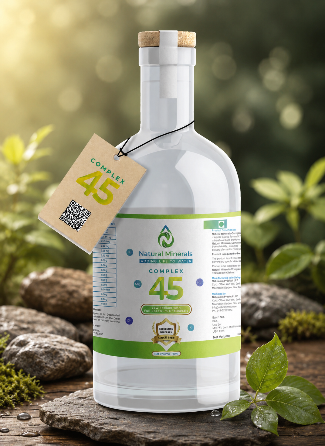 Natural Minerals Complex – 45 product bottle