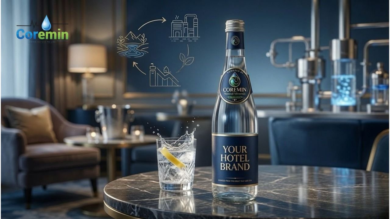 Your own branded, private-label mineral water powered by Coremin Global Resources LLC minerals